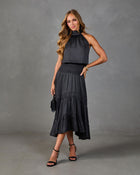 Janae Halter Neck Maxi Dress