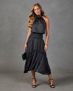Janae Halter Neck Maxi Dress