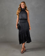 Janae Halter Neck Maxi Dress