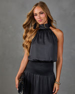 Janae Halter Neck Maxi Dress
