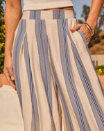 Quiet Sun Striped Wide Leg Pants