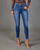 Perry Super Stretch High Rise Slim Leg Jeans