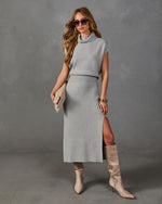 Everyday Darling Knit Turtleneck Maxi Dress