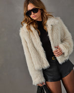 Cozy Romance Faux Fur Jacket