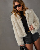 Cozy Romance Faux Fur Jacket