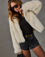 Cozy Romance Faux Fur Jacket