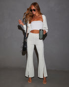 Easy Groove High Waisted Flare Pants