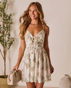 Tracie Front Tie Mini Dress