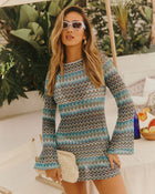 Travel Dreams Crochet Cover Up Mini Dress