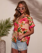 Sarenia Floral Button Down Top