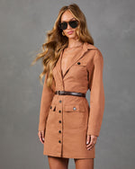 Noella Cotton Belted Mini Dress