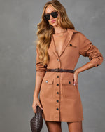 Noella Cotton Belted Mini Dress