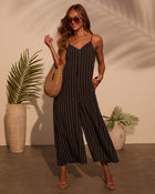 Road Tripper Relaxed Striped Jumpsuit