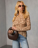 Electric Rouge Mesh Asymmetric Hem Top