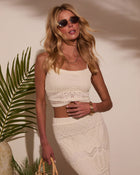 Sip Slow Crochet Cropped Top