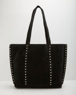 Akira Studded Faux Suede Tote Bag