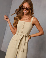 Suelie Waist Tie Jumpsuit