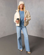 Blue % Whilma Ribbed Knit Sweater-2