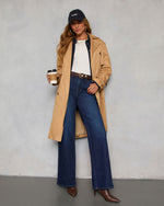 Lowland Stretch High Rise Relaxed Wide Leg Jeans