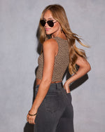 Fiera Leopard Crop Tank