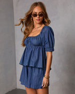 Bare Afternoon Contrast Back Tie Top