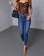 Perry Super Stretch High Rise Skinny Jeans