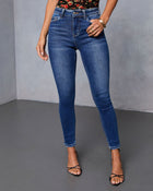Perry Super Stretch High Rise Skinny Jeans