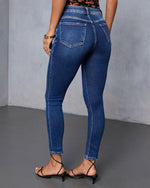 Perry Super Stretch High Rise Skinny Jeans