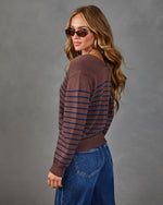 Tessa Striped Knit Cardigan