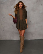 Dark Mocha % Helen Plaid Blazer-2