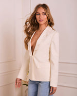 Jaylena Scallop Trim Blazer