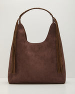 Sunday Nights Faux Suede Shoulder Bag