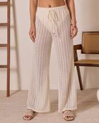 Gelato Please Open Knit Cover Up Pants