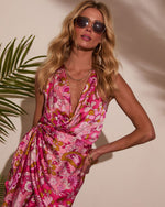 alissa floral midi dress Alyssa Dress-Blue/Yellow Floral Love Olive Co