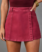 Gracelyn Denim Mini Skort