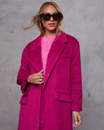 Cherry % Isabelle Pocketed Coat-2