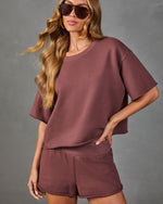 Cozy Atelier Terry Short Sleeve Top