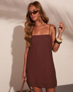 Sunset State Linen Blend Mini Dress