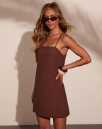 Sunset State Linen Blend Mini Dress