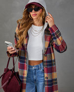 Maplewood Plaid Twofer Hoodie Coat