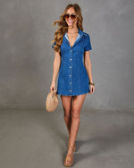 Carraway Denim Mini Shirt Dress