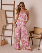 Monie Floral Wide Leg Pants