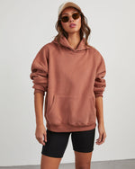 Latte % Ready Or Not Hooded Sweatshirt-5