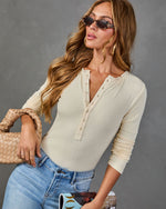 Everyday Edit Long Sleeve Henley Top