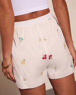 Petal Party Embroidered Floral Shorts