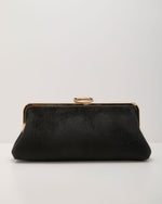 Date Darling Brushed Textured Frame Clutch