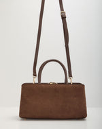 Corinne Faux Leather Top Handle Bag