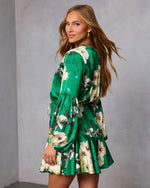 Antique Rose Drawstring Mini Dress