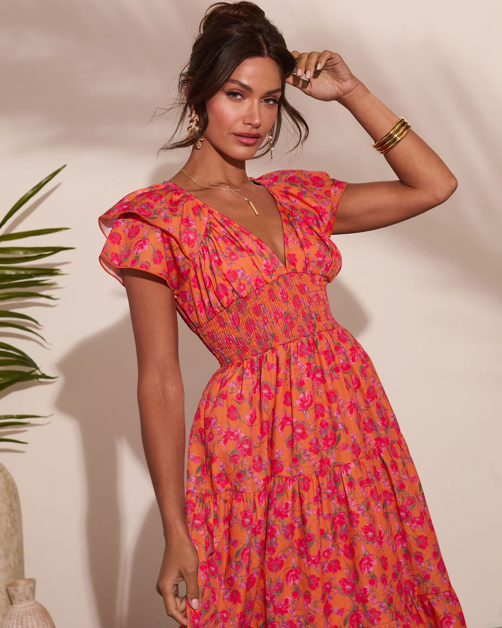 Sunbud Glow Floral Maxi Dress – VICI