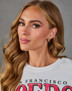 Away Game Football Stud Earrings